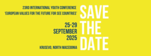 Prijavi se za 23. izdanje Međunarodne omladinske konferencije 2025 u Kruševu i postani dio promjene u jugoistočnoj Europi!