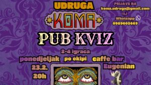 KOMA-irani kviz u Eugenijanu ponedjeljakom