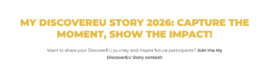 Nagradni natječaj “My DiscoverEU Story 2026”
