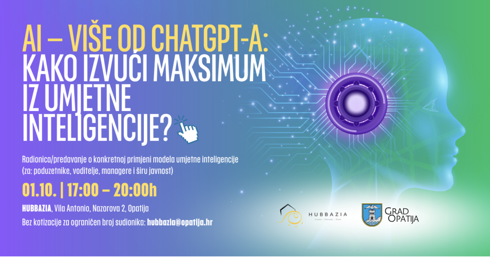 U Hubbaziji nova radionica o umjetnoj inteligenciji