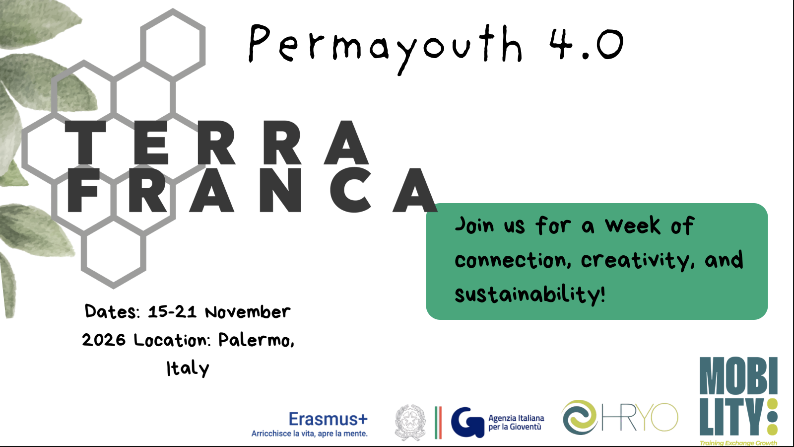 Erasmus+ trening “Permayouth 4.0” u Palermu: Permakultura kao alat za društvenu transformaciju!