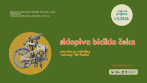 ŽLICA otvorila 6. nagradni natječaj za mlade “Zeleni life-hack” – osvoji sklopivu biciklu!